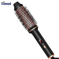 3 in 1 Ionic Hair Straightener Curler Brush - Professional Styling Tool